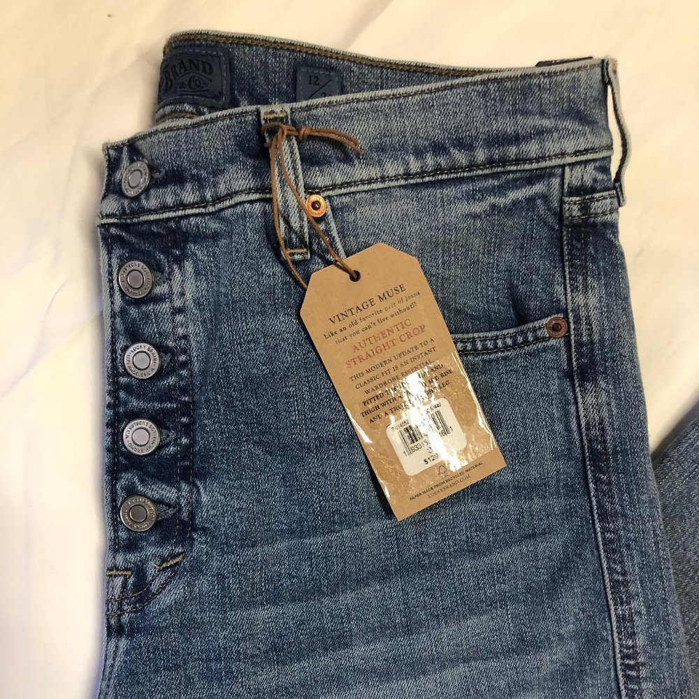NWT! Lucky Brand Mid Rise Authentic Straight Jean - Picture 5 of 6
